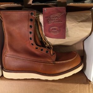 Men’s Red Wing 877 Moc Toe S12 8” Upper NEW!!